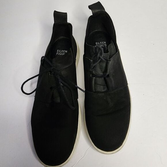 Eileen Fisher Kipling Tumbled Nubuck black | Mercari Eileen Fisher Women\'s Size 6.5 Kipling Tumbled Nubuck Sneakers Black